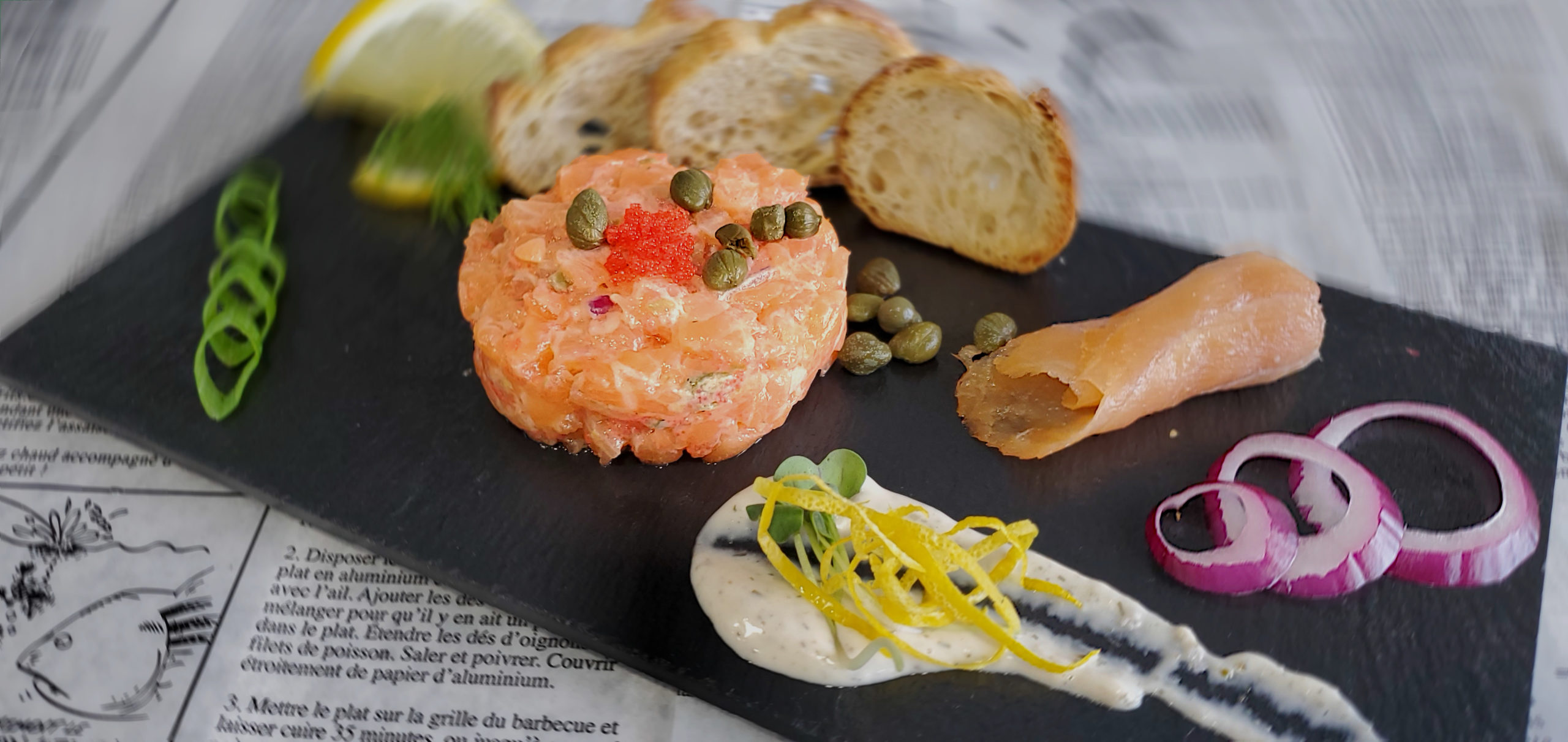 Tartare de saumon 3 Pêcheurs