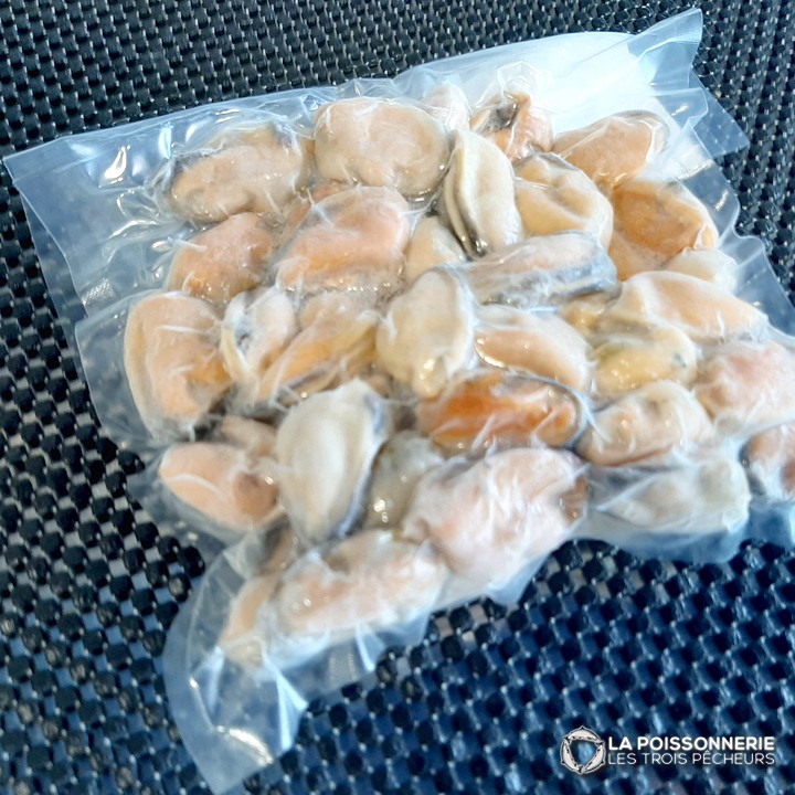 Chair de moule cuite